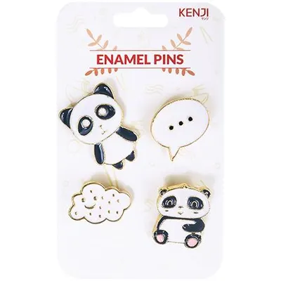 Set 4 insigne - Panda