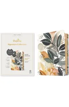 NLT Wide Margin Bible, Filament Enabled Edition (Red Letter, Leatherlike, Autumn Leaves): Dayspring Signature Collection