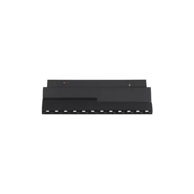 Sistem iluminat pe sina ULTRA SLIM MAGNETIC Nisipiu Negru Aluminiu 12W DC48V Epistar >90 4000K IP20