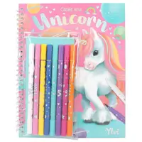 Carte de creatie cu 8 carioci, Depesche, Unicorn Ylvi