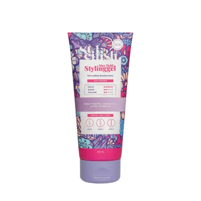 Gel cu fixare puternica pentru parul cret Max Hold, 200ml, Steilish