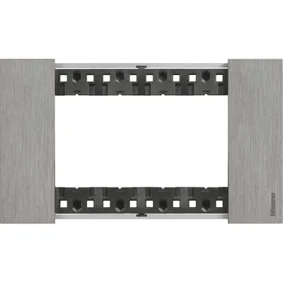 Rama ornament 4 module Bticino Living Now KA4804ZG, otel