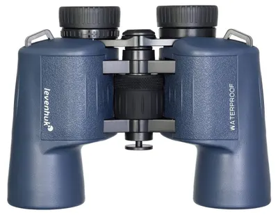 Binoclu Levenhuk - New Sherman PLUS, 12x42, albastru