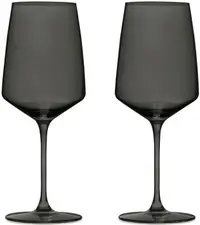 Set de 2 pahare de vin Viski - Nouveau, 650 ml, gri fumuriu