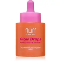 Fluff Glow Drops ser cu efect iluminator cu vitamina C