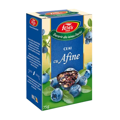 Ceai cu afine, 75g, Fares