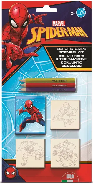 Set de ștampile Multiprint Spider-Man - С 3 buc. creioane