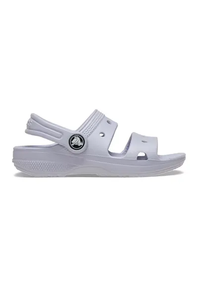 Sandale slingback cu model uni - Lila