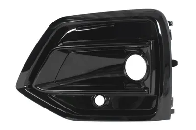 Grila bara Fata Stanga cu orificii proiector ceata, cu orificii senzori parcare, negru lucios potrivit AUDI Q5 06.16- 01.17-10.20
