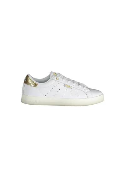Pantofi sport dama - 40% Poliester - 30% Piele naturala - 30% Poliuretan - Alb - FFW0286-FILA-LUSSO - Alb