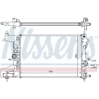 Radiator, racire motor NISSENS 630725