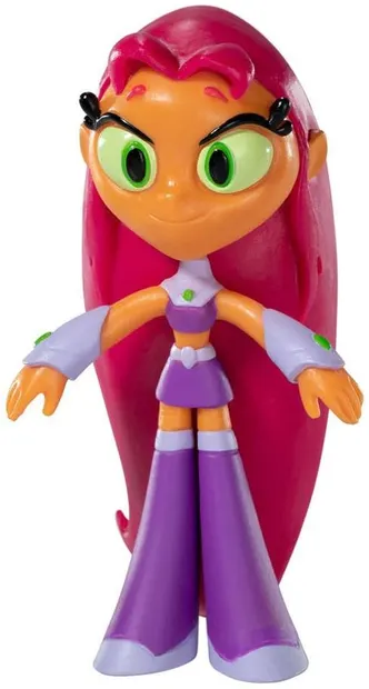 Figurină de acțiune The Noble Collection DC Comics: Teen Titans GO - Starfire (Bendyfigs), 11 cm