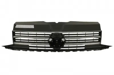 Grila fata (cu dungi cromate, crom negru) potrivit VW MULTIVAN T6, TRANSPORTER T6, TRANSPORTER T6 CARAVELLE T6 2.0 2.0D Electric 04.15- 04.15