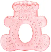 Inel gingival Lorelli Baby Care - Urs, Shell pink