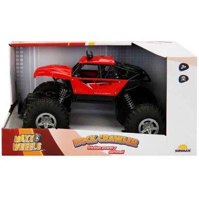 Masinuta Off Road, Maxx Wheels, Rock Crawler, Rosu