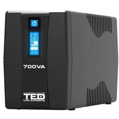 UPS 700VA / 400W cu LCD si 2 prize Line Interactive, TED