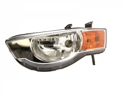 Far stanga H4, electric, cu motoras, interior negru MITSUBISHI COLT VI intre 2008-2012