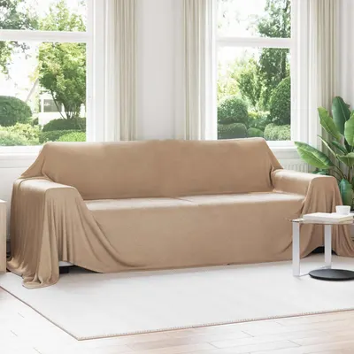vidaXL Pătură Culoare Cămilă 350 x 270 cm 1.3 kg Molton