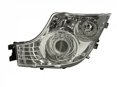 Far stanga (D1S H1, manual, culoare interior: crom, culoare semnalizator: alb) potrivit MERCEDES ACTROS MP4 MP5 07.11