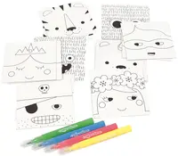 Carduri de memorie pentru colorat Creativ Company - 16 buc, c 4 markere