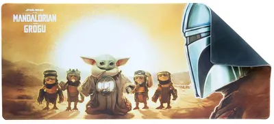 Mousepad Grupo Erik – The Mandalorian and Grogu, XL, moale, multicolor