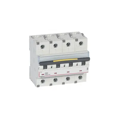 Siguranta automata 10000 - 16 kA - 4P 400 V~ - 80 A - D curba