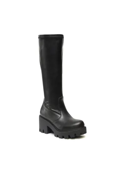 Cizme dama - 301100454 - Negru - Piele ecologica - Negru