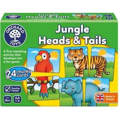 Joc educativ Jungla JUNGLE HEADS & TAILS