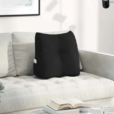 vidaXL Perna pentru spate Negru 45 x 24 x 50 cm țesătură