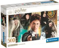 Puzzle Clementoni din 500 piese - Lumea magică a lui Harry Potter