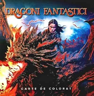 Dragoni fantastici. Carte de colorat - Paperback brosat - ***