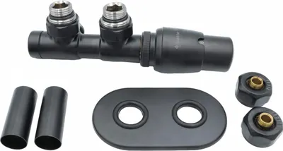 Supapa termostatica, titan mat, pentru calorifer baie, dreapta, Deante