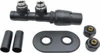 Supapa termostatica, titan mat, pentru calorifer baie, dreapta, Deante
