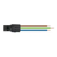Connection cable; 3-pole; open-ended; 2,50 mm²; black