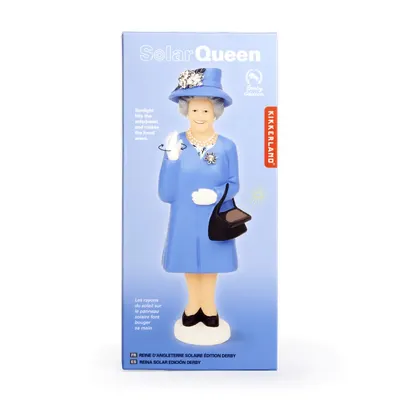 Figurina - Regina Marii Britanii cu palarie, albastru