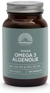 Vegan Omega 3 Algenolie, 60 capsule, Mattisson Healthstyle