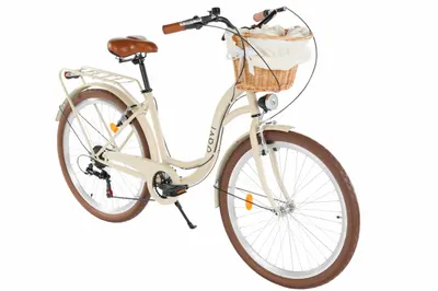 Bicicleta dama Davi Ella 26", 7 viteze, 155-180 cm, Maro cafeniu