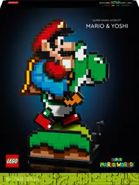 Constructor LEGO Super Mario - Super Mario World: Mario și Yoshi (71438)