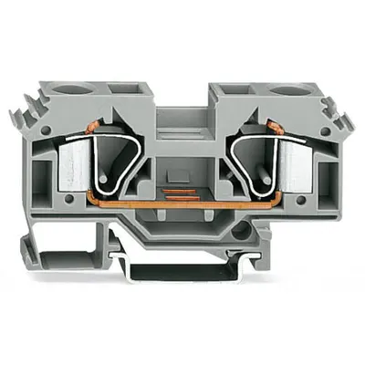 2-conductor through terminal block; 16 mm²; suitable for Ex e II applications; lateral marker slots; for DIN-rail 35 x 15 and 35 x 7.5; CAGE CLAMP®; 16,00 mm²; light gray