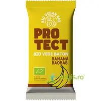 Baton cu Banane si Baobab Protect Ecologic/Bio 35g
