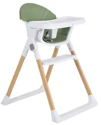 Scaun de masă pentru copii Cangaroo - Almond, verde