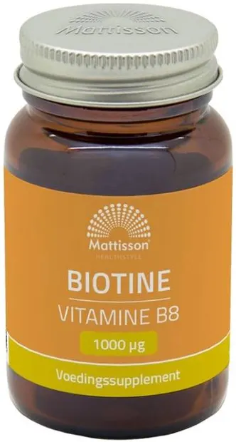 Biotine, 1000 µg, 60 tablete, Mattisson Healthstyle