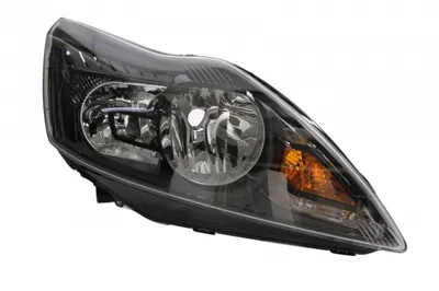 Far dreapta (H1 H7, reglaj electric, cu motoras, fundal negru) FORD FOCUS 2008-2012