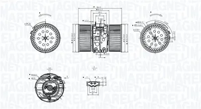 Ventilator habitaclu potrivit RENAULT GRAND SCENIC III, SCENIC III, TRAFIC III 1.2-2.0D 02.09