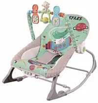 Balansoar muzical pentru bebeluși Chipolino - Baby Spa, verde
