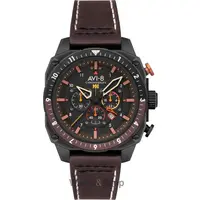 Ceas AVI-8 AVI-8 AV-4100-08 Mens Watch Hawker Hunter Dual Time Chronograph 43mm 5ATM