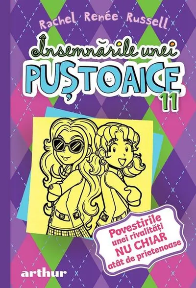 Povestirile unei rivalități nu chiar atât de prietenoase. Însemnările unei puștoaice (Vol.11) - Hardcover - Rachel Renée Russell