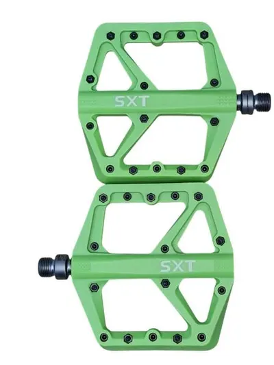 Pedale SXT N-13 Nylon-Fiber Verde Neon.