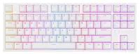 Tastatură mecanică Genesis - Thor 404 TKL, Kailh box maro, RGB, alb