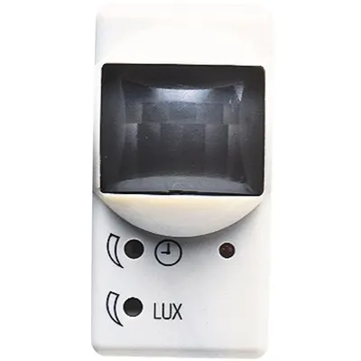 Detector de miscare cu infrarosu 1 modul Gewiss System GW20821, alb